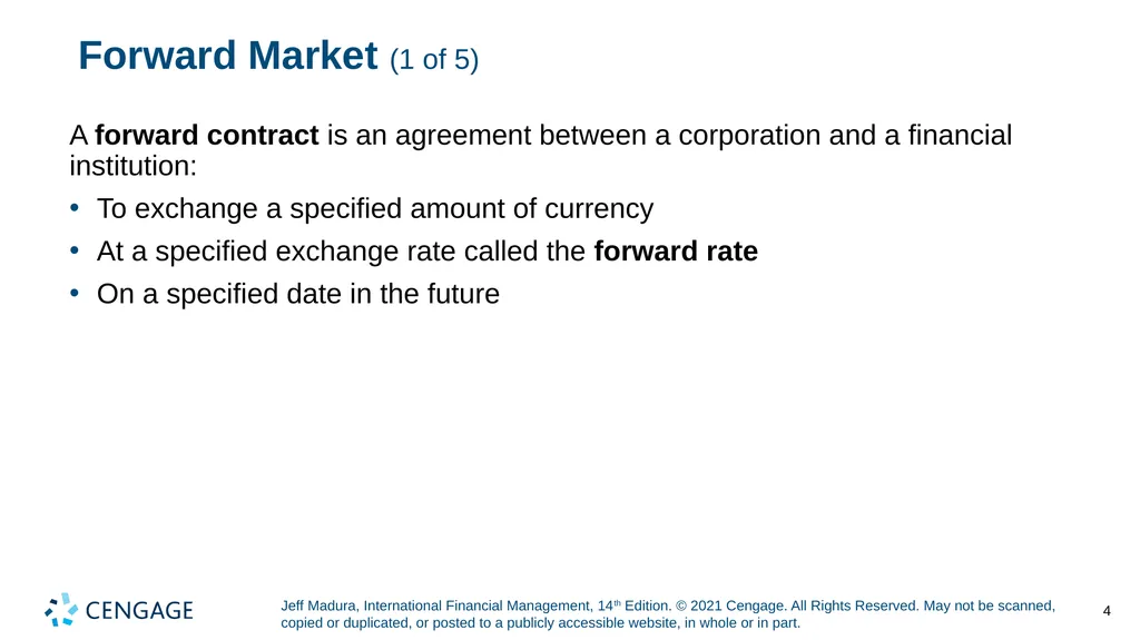 Chapter 5 Currency Derivatives Jeff Madura, - slide 4 of 42