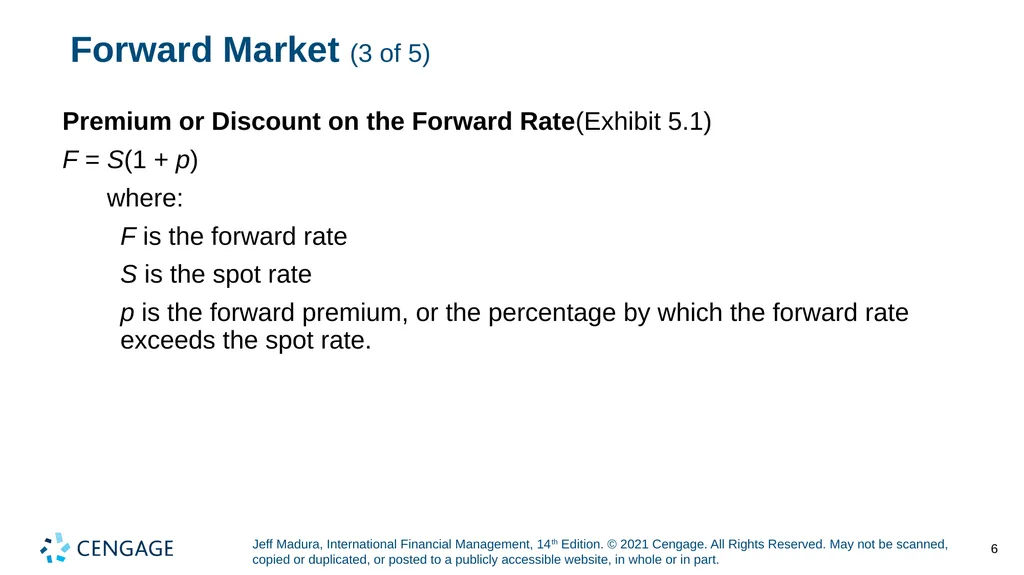 Chapter 5 Currency Derivatives Jeff Madura, - slide 6 of 42