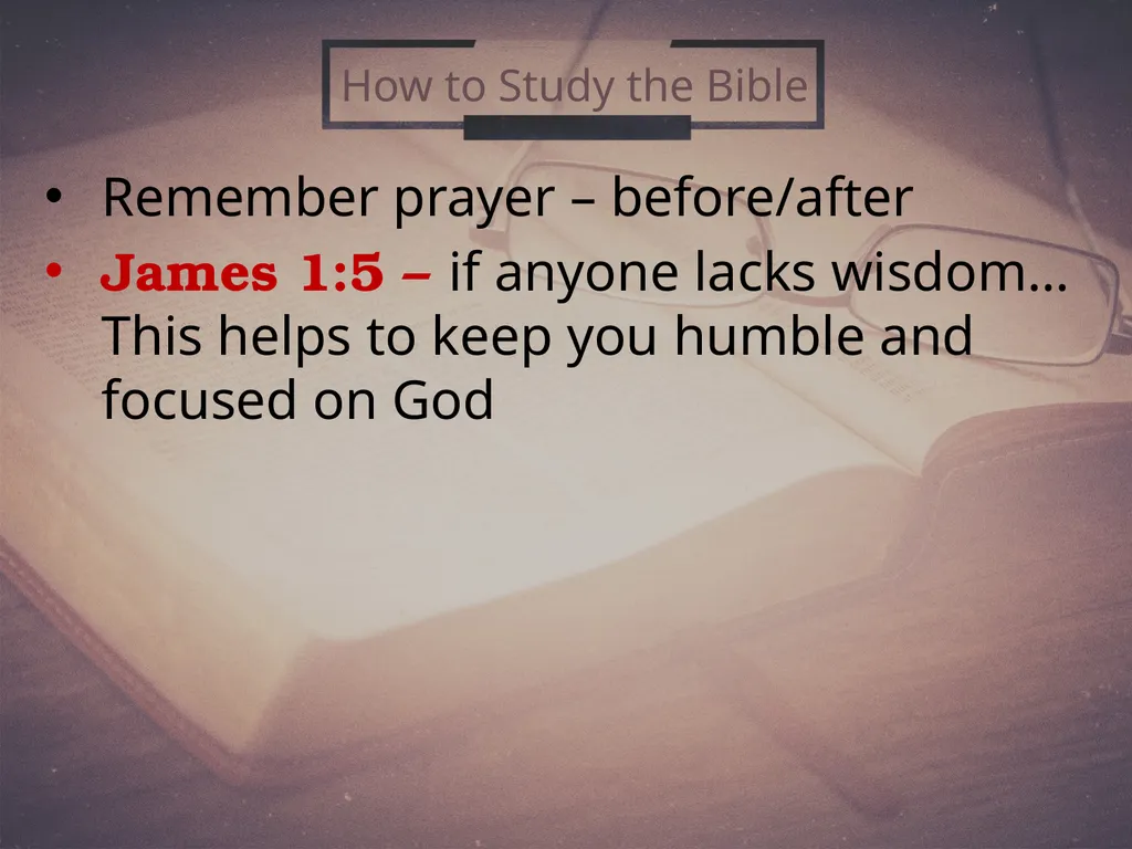 How To Study the Bible (2) 2 Timothy 2:15 Why - slide 8 of 25