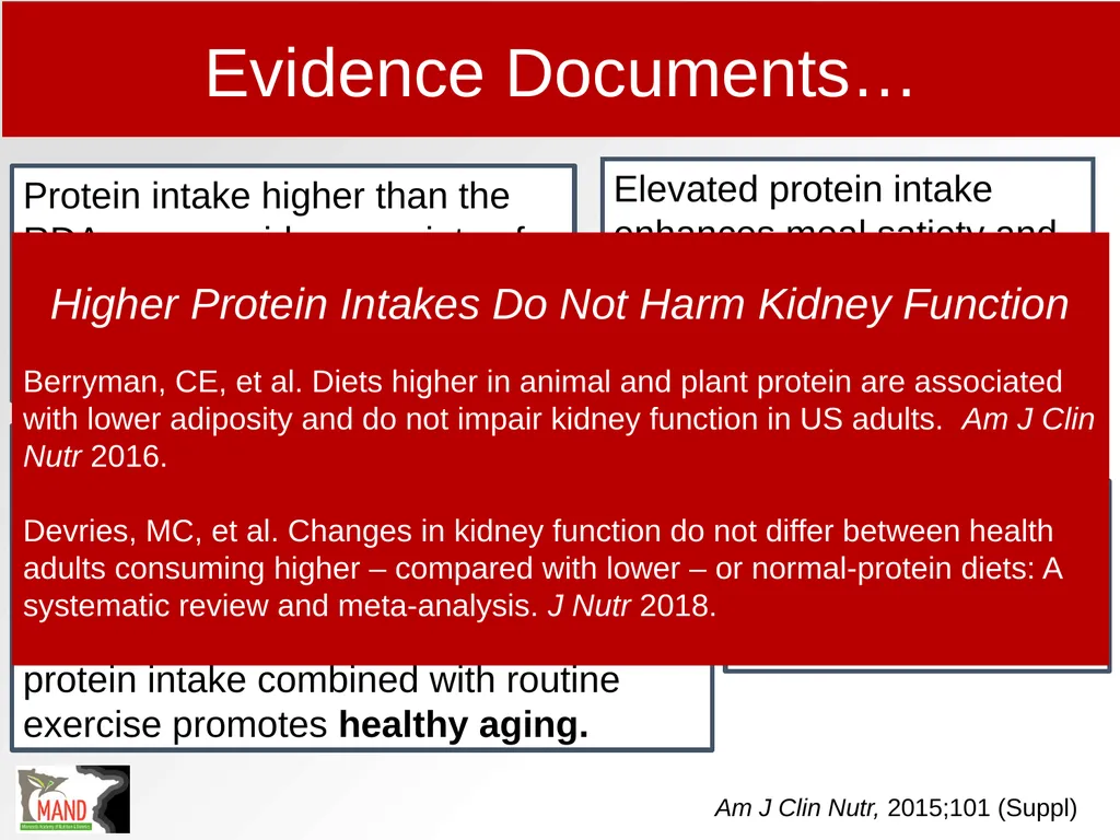 Protein Recommendations for Healthy Aging: - slide 14 of 39