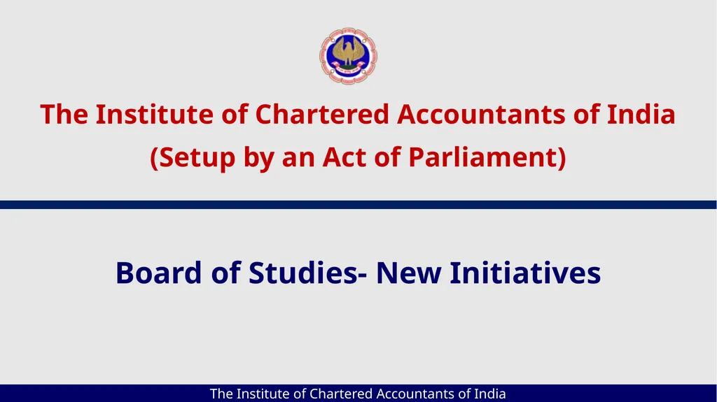 Board of Studies (Academic) An Overview The - slide 38 of 54