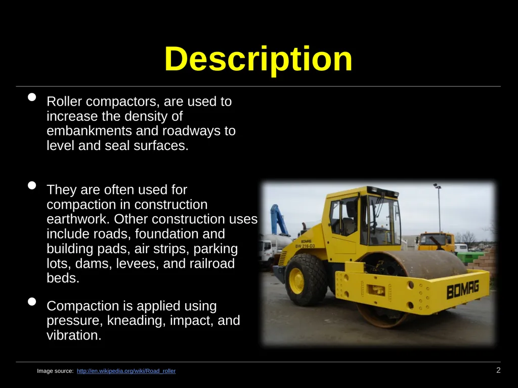 Roller Compactors 1 Description Roller compactors, - slide 2 of 22