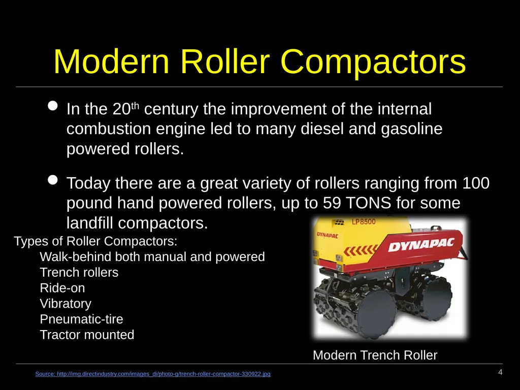 Roller Compactors 1 Description Roller compactors, - slide 4 of 22