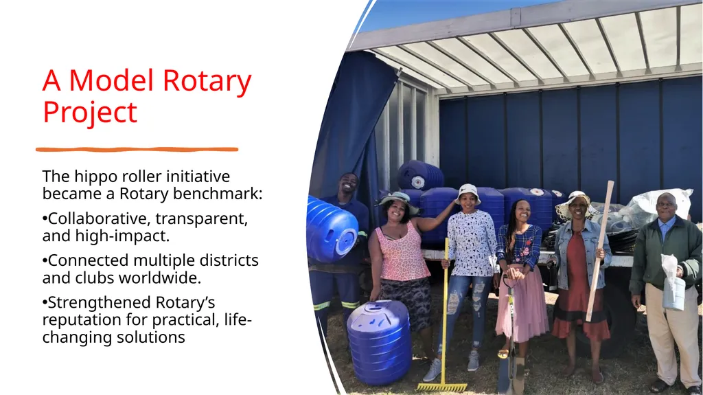 Rotary Legacy in Motion: From Hippo Roller to - slide 4 of 12