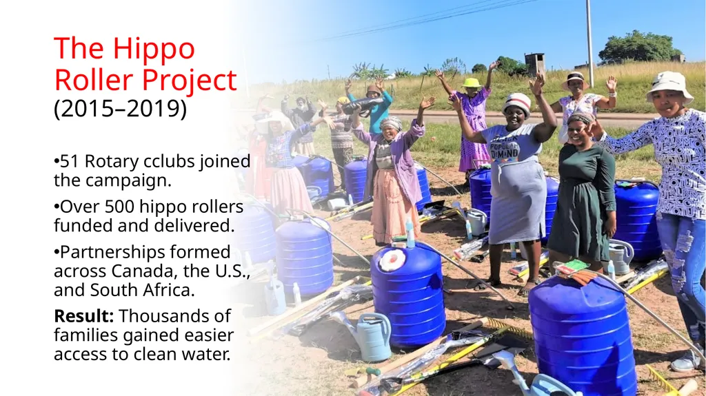 Rotary Legacy in Motion: From Hippo Roller to - slide 3 of 12