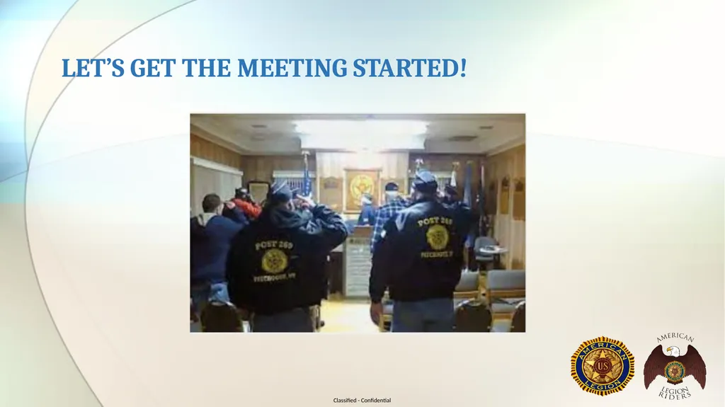AMERICAN LEGION RIDERS Sergeant-At-Arms Training - slide 11 of 13
