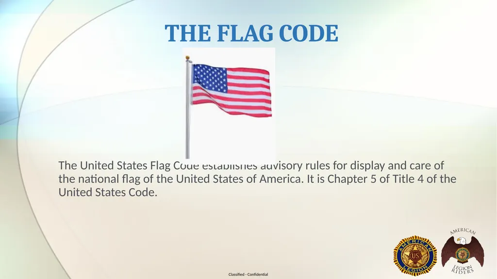 AMERICAN LEGION RIDERS Sergeant-At-Arms Training - slide 7 of 13