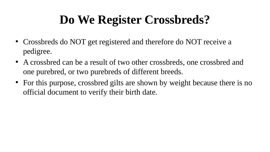 Pedigrees Learning Objectives Understand the - slide 4 of 31