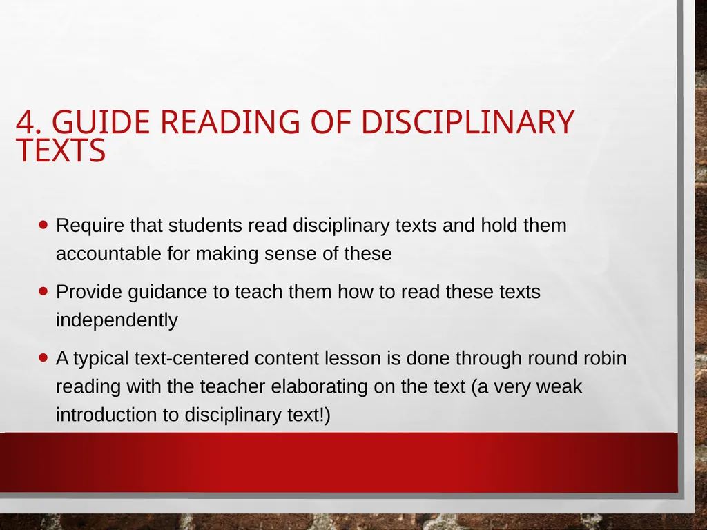 Disciplinary literacy in elementary education - slide 27 of 76