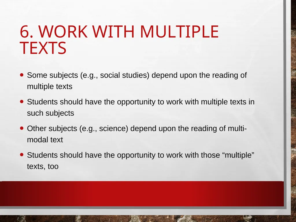 Disciplinary literacy in elementary education - slide 34 of 76