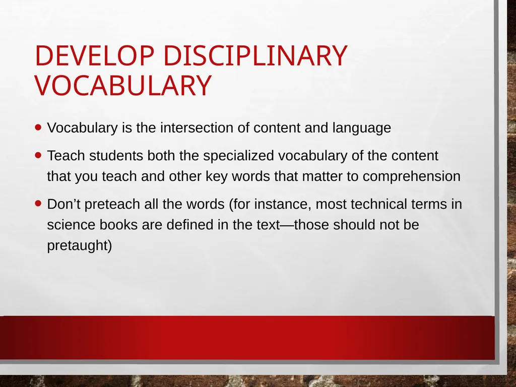 Disciplinary literacy in elementary education - slide 33 of 76