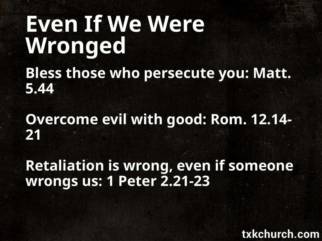 For the wrongdoer will be paid back for the wrong - slide 10 of 24