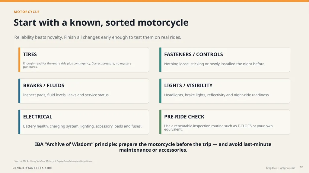 LONG-DISTANCE ENDURANCE RIDING PLAN • PREPARE • - slide 12 of 29