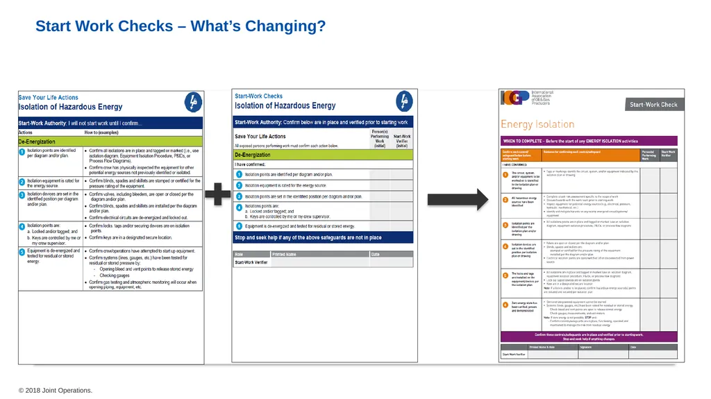 IOGP Start Work Check (SWC) Overview Why are we - slide 3 of 9