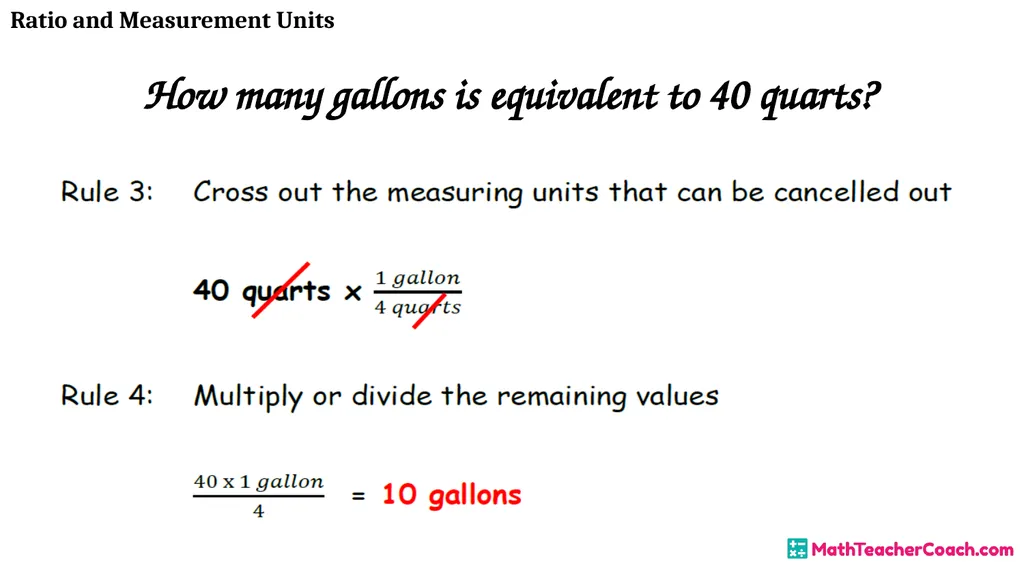 Ratio and Measurement Units Unit 1 Lesson 8 Math 6 - slide 16 of 23