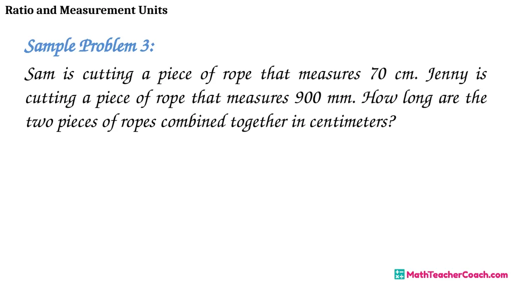 Ratio and Measurement Units Unit 1 Lesson 8 Math 6 - slide 22 of 23