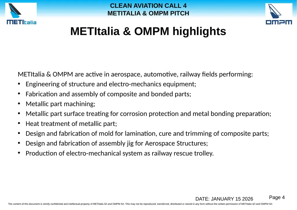 METITALIA AND OMPM ARE TWO COORDINATE COMPANIES - slide 4 of 7