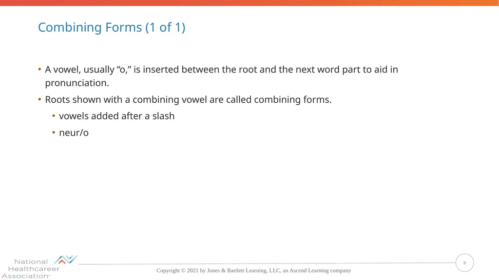 Concepts, Suffixes, and Prefixes of Medical - slide 9 of 47