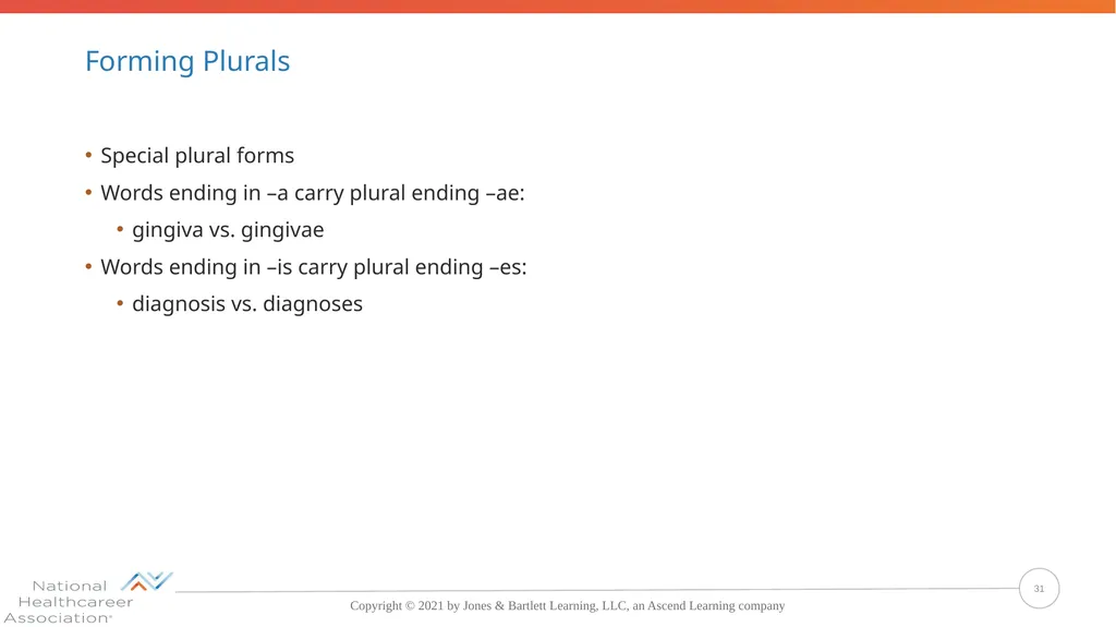 Concepts, Suffixes, and Prefixes of Medical - slide 31 of 47