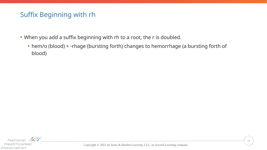 Concepts, Suffixes, and Prefixes of Medical - slide 15 of 47