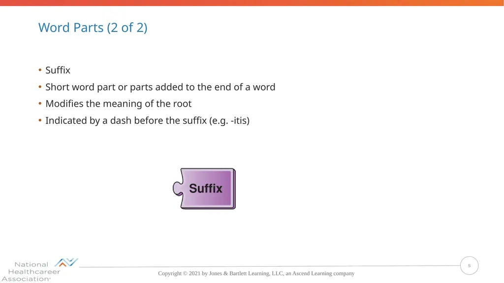 Concepts, Suffixes, and Prefixes of Medical - slide 5 of 47
