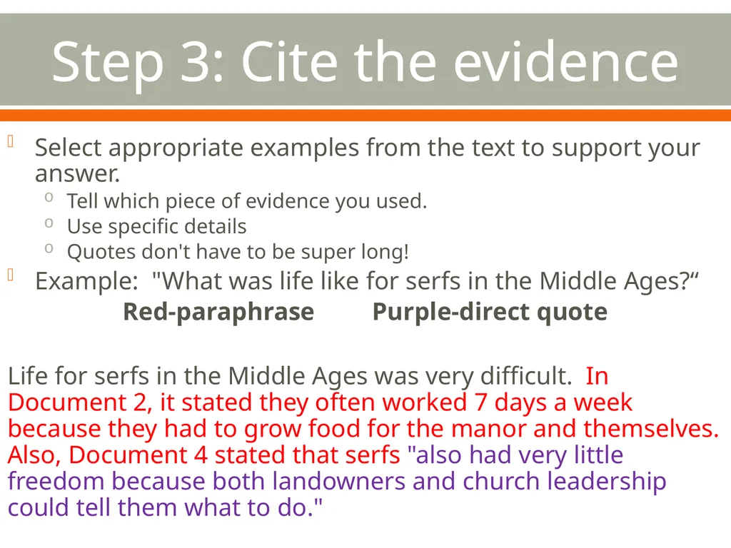 R.A.C.E. A Constructed Response Strategy Learning - slide 6 of 9