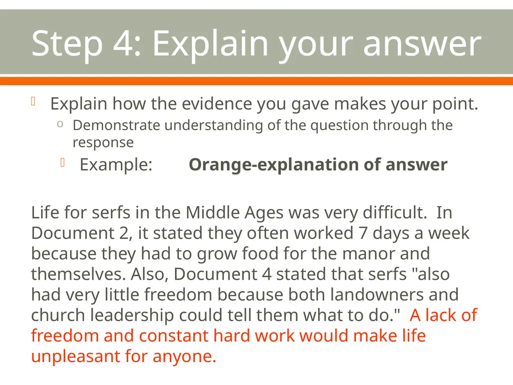 R.A.C.E. A Constructed Response Strategy Learning - slide 7 of 9