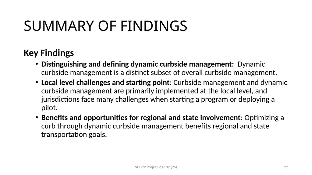 Dynamic Curbside Management: Keeping Pace with New - slide 22 of 31