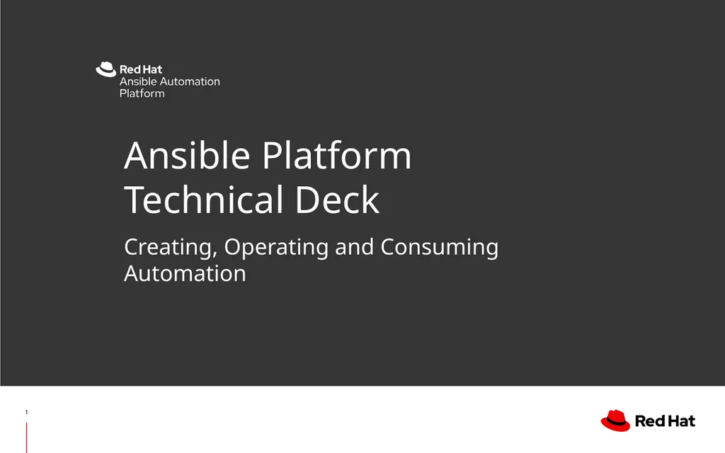Creating, Operating and Consuming Automation - slide 1 of 42