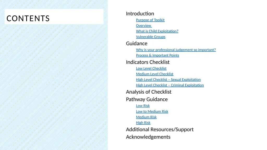 Part one: Screening tool Practitioner Toolkit To - slide 2 of 27