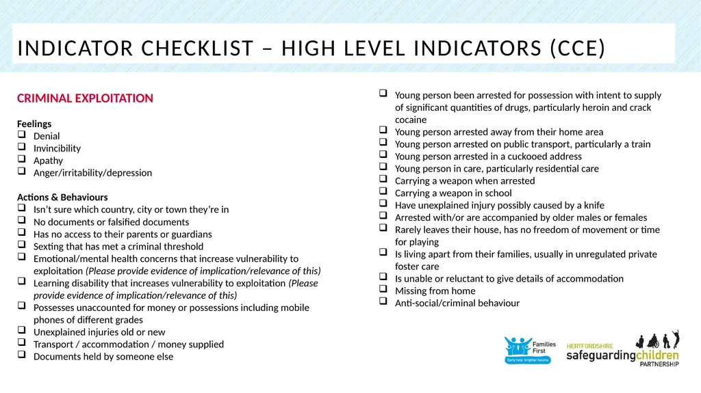 Part one: Screening tool Practitioner Toolkit To - slide 18 of 27