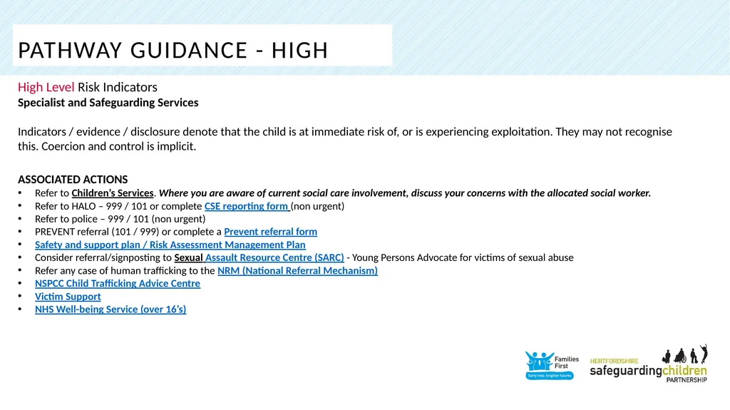 Part one: Screening tool Practitioner Toolkit To - slide 25 of 27