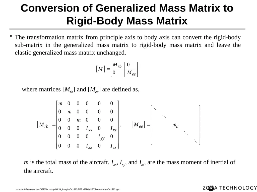 Dynamic Flight Simulation (DFS) for MAD/MUTT Erich - slide 9 of 34