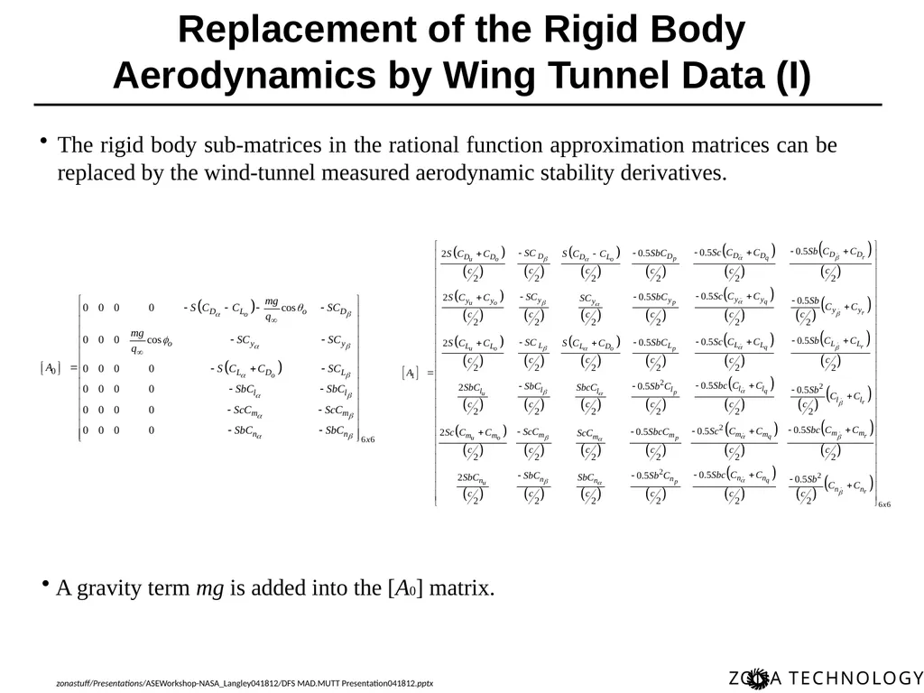 Dynamic Flight Simulation (DFS) for MAD/MUTT Erich - slide 10 of 34