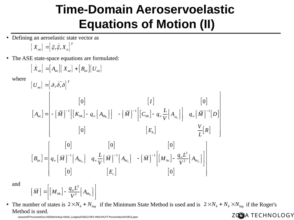 Dynamic Flight Simulation (DFS) for MAD/MUTT Erich - slide 6 of 34
