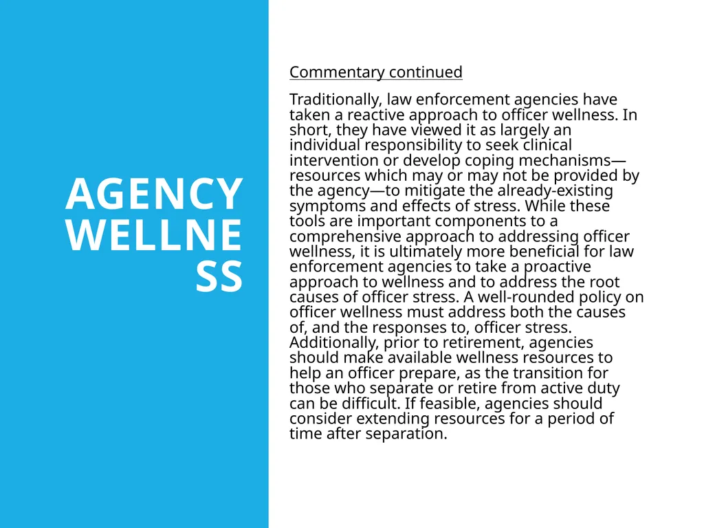 Agency Wellness Ohio Collaborative LE - slide 14 of 46
