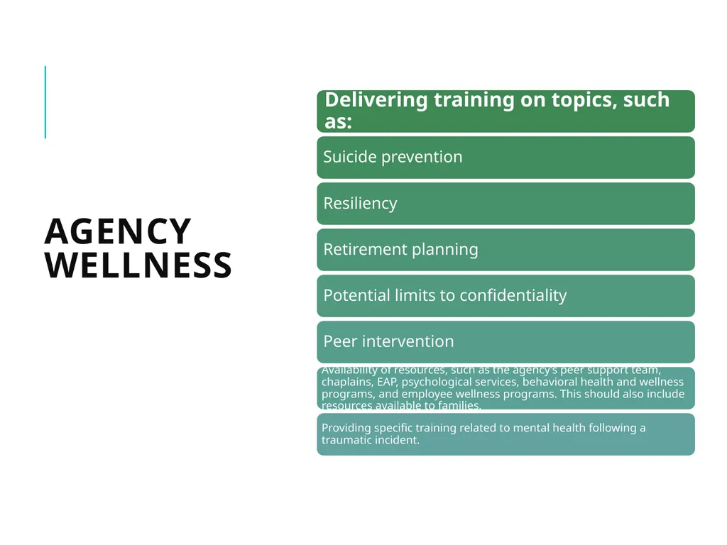 Agency Wellness Ohio Collaborative LE - slide 35 of 46