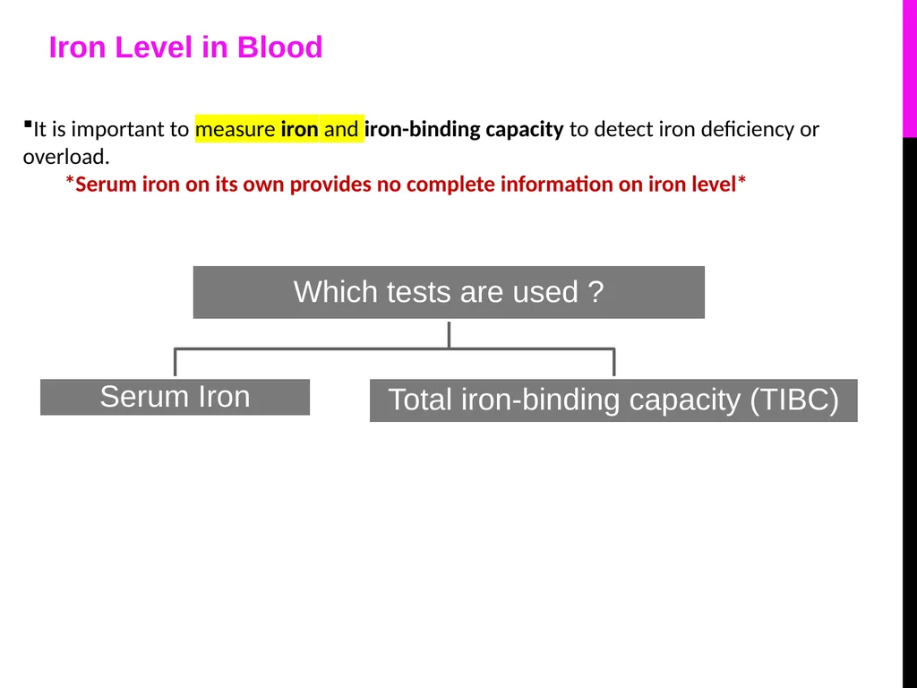 Quantitative Determination of Serum Iron, - slide 9 of 18