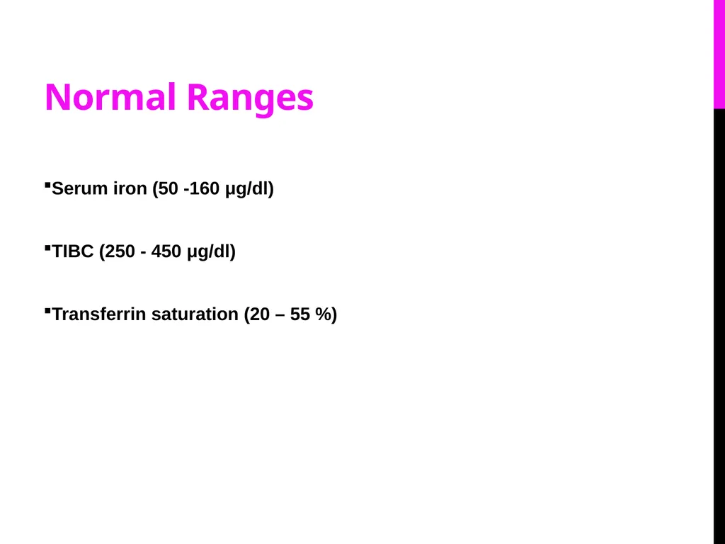 Quantitative Determination of Serum Iron, - slide 18 of 18