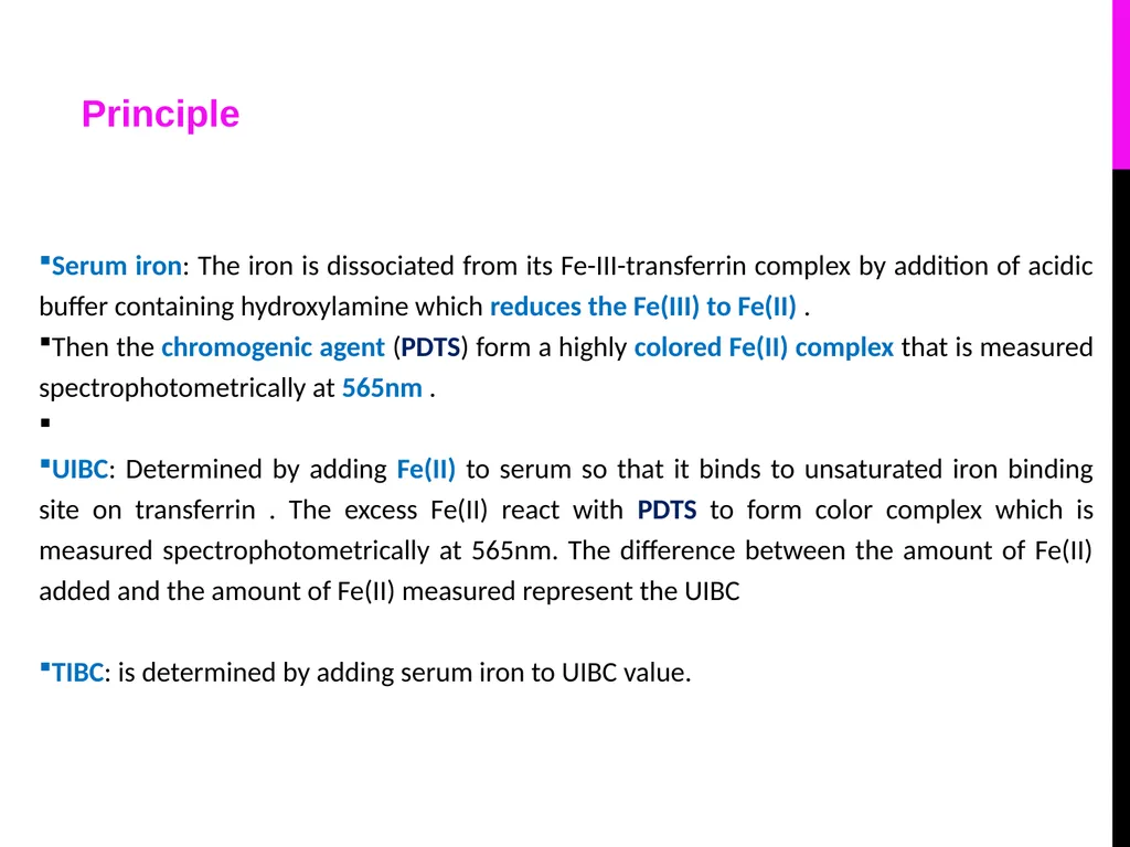 Quantitative Determination of Serum Iron, - slide 11 of 18