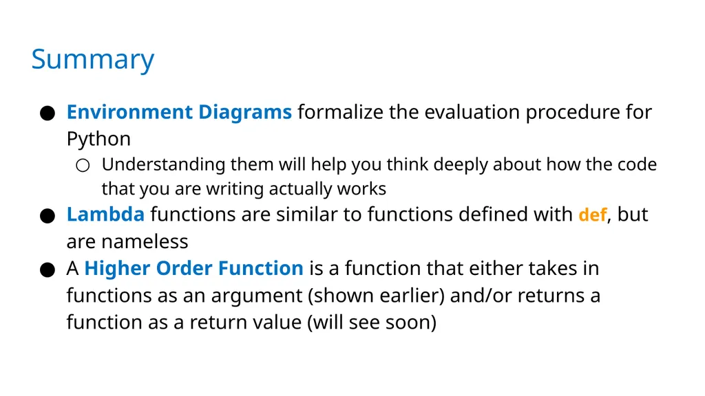 Environment Diagrams Slides adapted from Berkeley - slide 21 of 21