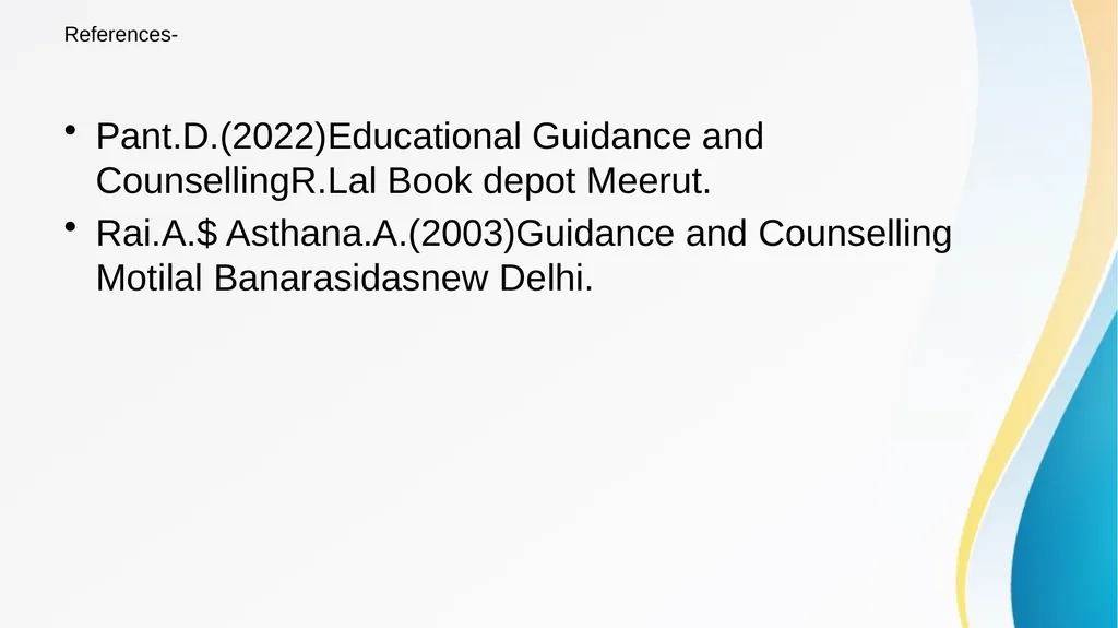 COUNSELLING- NATURE AND SCOPE Dr Kalpana Agnihotri - slide 7 of 8