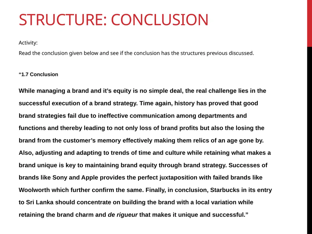 Academic English II: The writing process BY: - slide 10 of 16