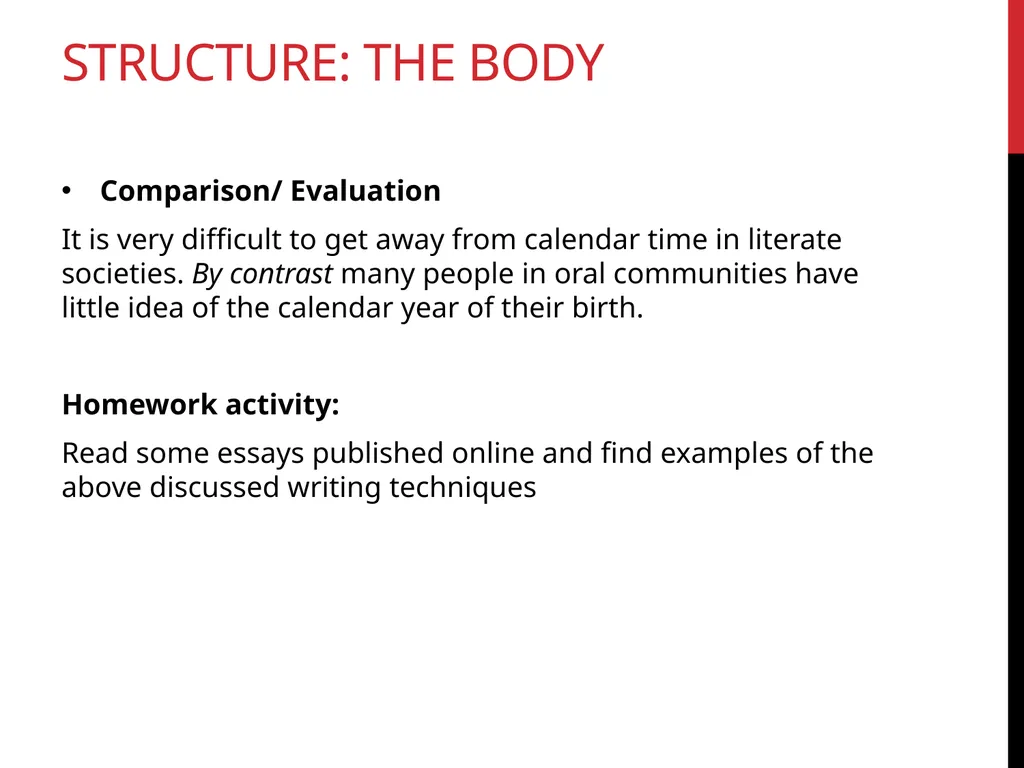 Academic English II: The writing process BY: - slide 7 of 16