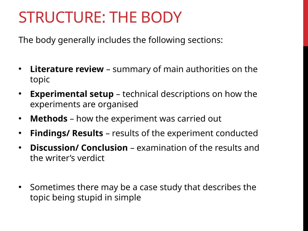 Academic English II: The writing process BY: - slide 8 of 16