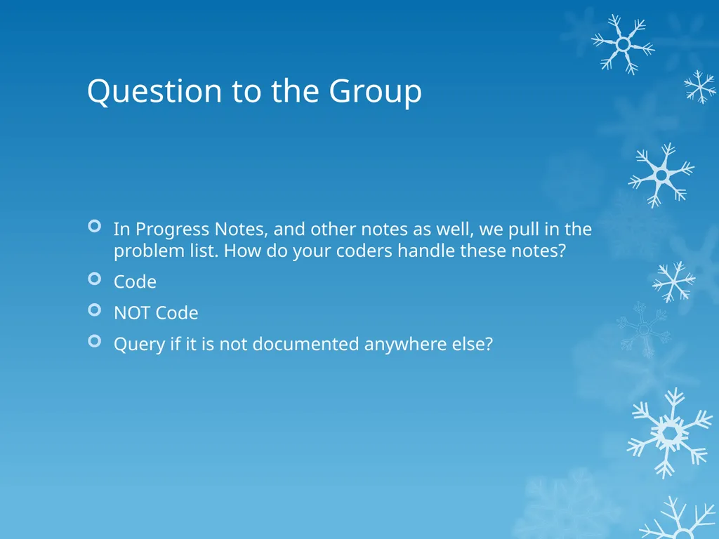 CDI in Epic Presented by: Karen MacArthur, RN, - slide 7 of 17