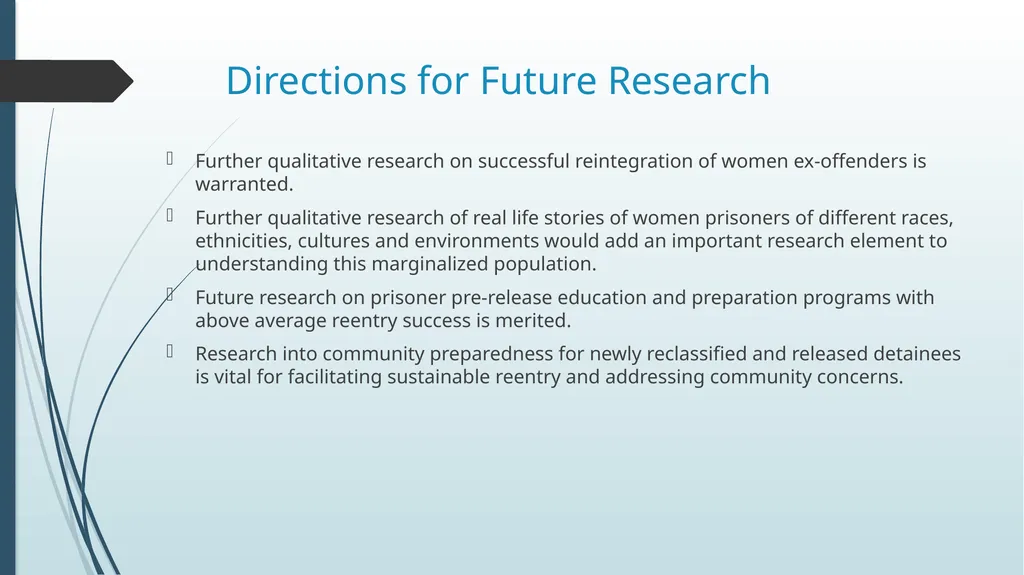 The Case of Reintegration of Women Post - slide 39 of 39