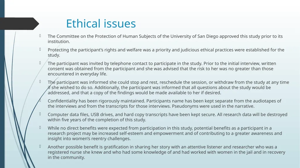 The Case of Reintegration of Women Post - slide 35 of 39