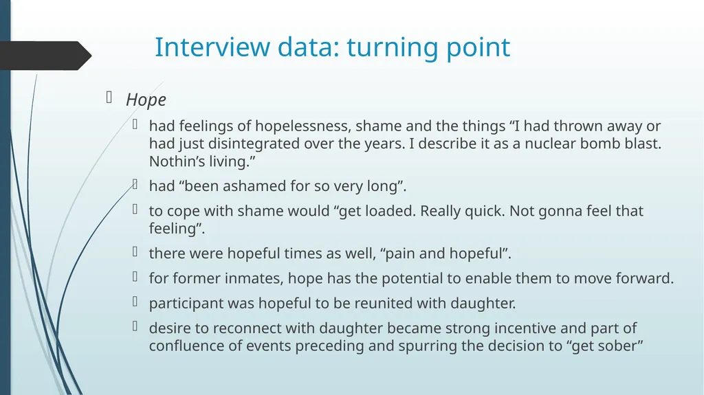 The Case of Reintegration of Women Post - slide 26 of 39
