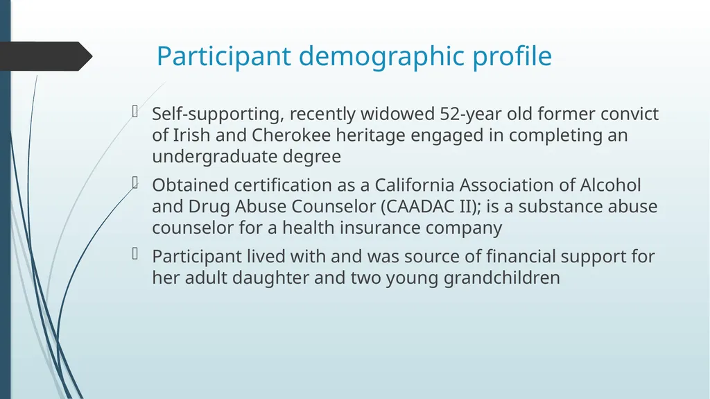 The Case of Reintegration of Women Post - slide 16 of 39